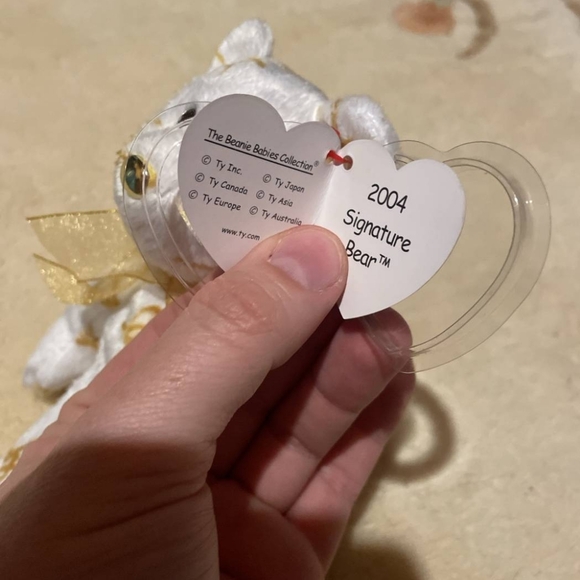 TY Beanie Baby 2004 Signature Bear - Picture 4 of 4